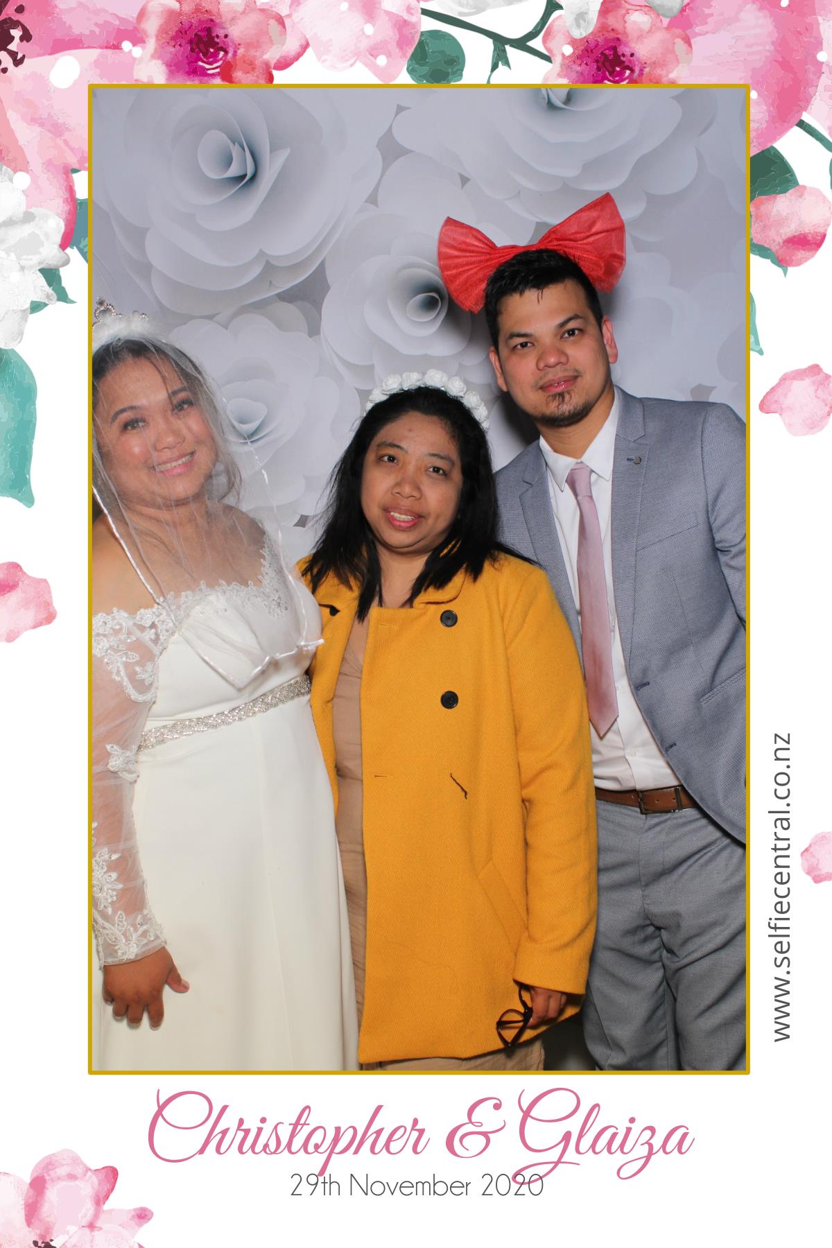 Christopher and Glaiza's Wedding | View more photos from the event at gallery.photobooth.co.nz/u/SelfieCentral/Christopher-and-Glaizas-Wedding